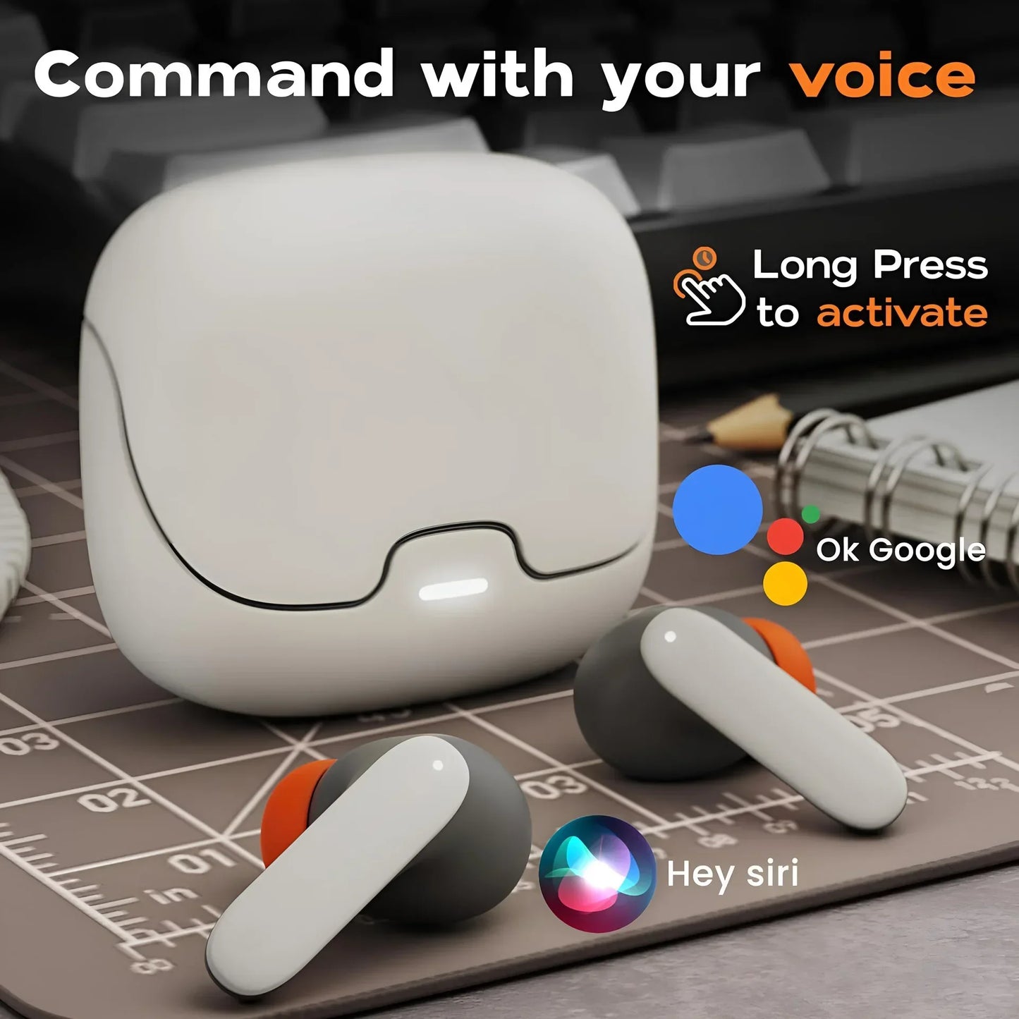 Premium Wireless Noise Cancelling Earbuds™