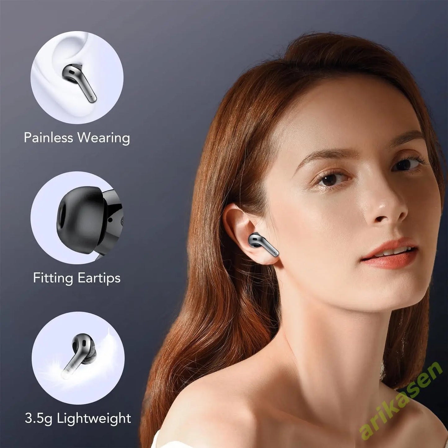 Premium Sound Earbuds with 52-Hour Playtime™