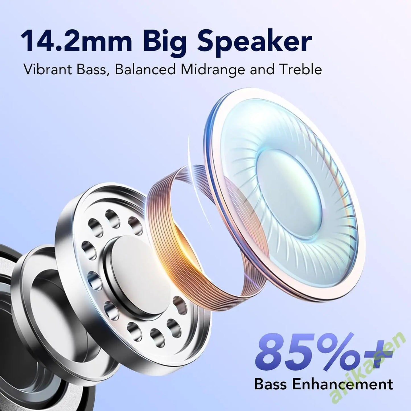 Premium Sound Earbuds with 52-Hour Playtime™