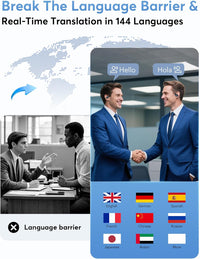 Sapphire AI Translation Earbuds™