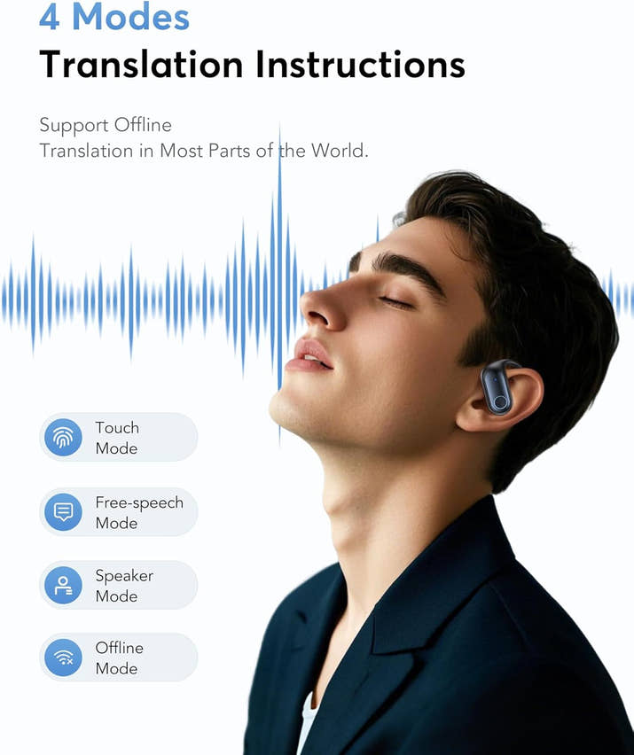 Sapphire AI Translation Earbuds™