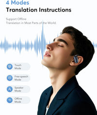 Sapphire AI Translation Earbuds™